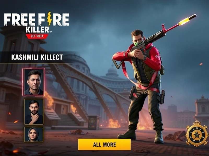 Free Fire Kashmiri Killer gameplay screenshot